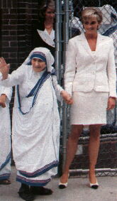 Mutter Theresa mit Diana