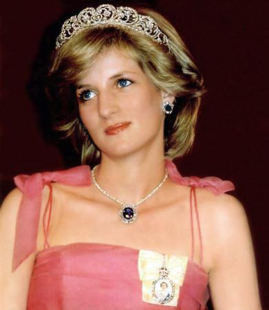 Lady Diana in Red